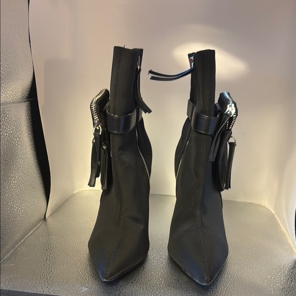 ASOS Black Ankle Boots with Stiletto Heel - Picture 1 of 7